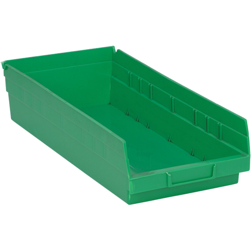 Bacs pour tablette, 8-1/8" la x 4" H x 17-7/8" p, Vert, Capacit&eacute; 40 lb Maritime Industrial Rubber