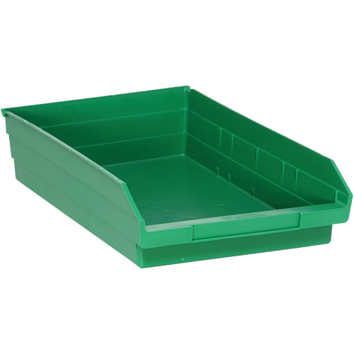 Bacs pour tablette, 11-1/8" la x 4" H x 17-7/8" p, Vert, Capacit&eacute; 40 lb Maritime Industrial Rubber