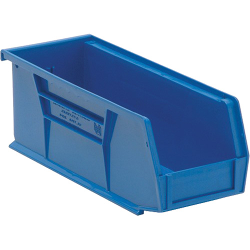 Ultra Stack & Hang Bin, 4-1/8" W x 4" H x 10-7/8" D, Blue Maritime Industrial Rubber