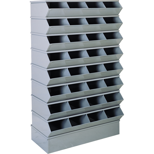 Syst&egrave;mes sectionnels &agrave; assembler, Cap. 5000 lb, 37" la x 13" p x 48" h, Bleu Maritime Industrial Rubber
