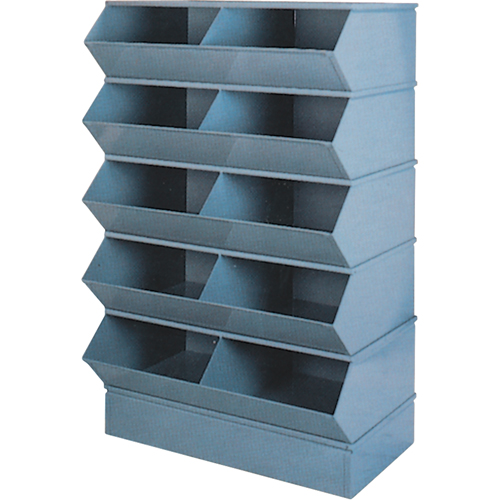 Syst&egrave;mes sectionnels &agrave; assembler, Cap. 5000 lb, 37" la x 24" p x 55" h, Bleu Maritime Industrial Rubber