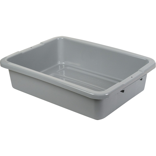 Bus/Utility Boxes - Grey, 5" H x 15" D x 20" L, Plastic, Grey Maritime Industrial Rubber