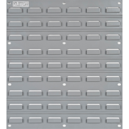 Panneau perfor&eacute; en m&eacute;tal pour bacs, 16 bacs, 18" la x 1/8" p x 19" h Maritime Industrial Rubber