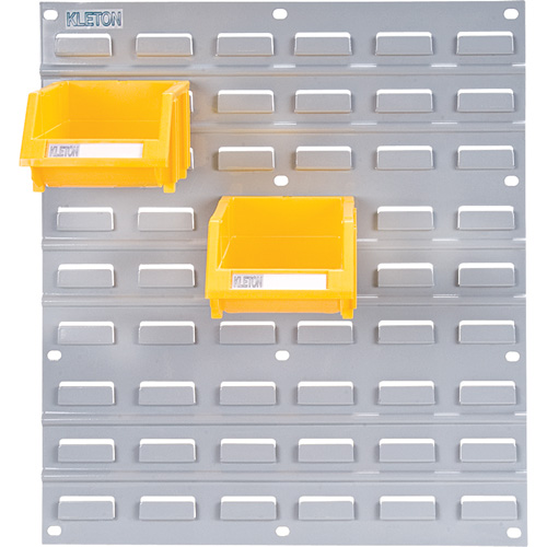 Panneau perfor&eacute; en m&eacute;tal pour bacs, 16 bacs, 18" la x 1/8" p x 19" h Maritime Industrial Rubber