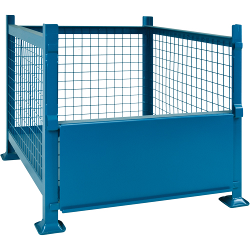 Contenants de vrac empilables, 40,5" la x 48,5" p x 30" h, Capacit&eacute; de 3000 lb Maritime Industrial Rubber