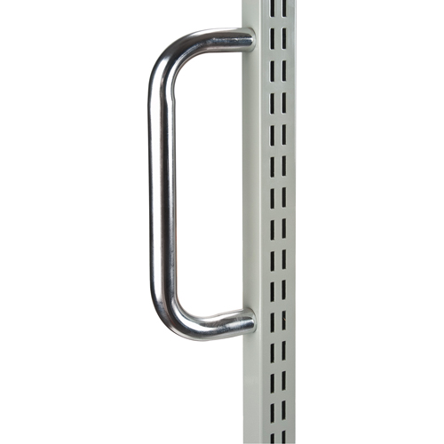 Servante mobile de bacs &agrave; plateaux inclinables - chariot seulement, &agrave; deux c&ocirc;t&eacute;s, 26-1/4" la x 22" p x 57-1/2" h Maritime Industrial Rubber