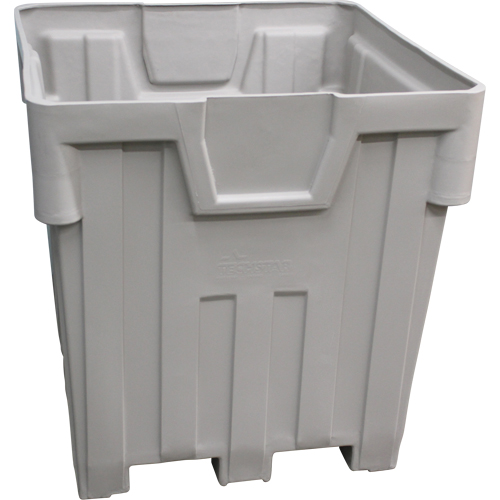 Bacs emboîtables, 44" la x 44" p x 46" h, Gris Maritime Industrial Rubber