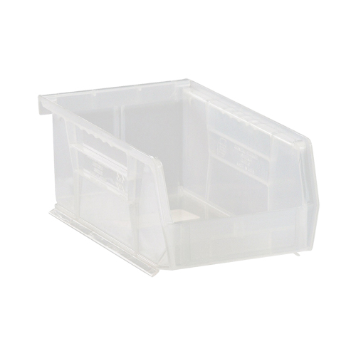 Bacs ultra empilable & suspendable, 4-1/8" la, 3" h x 7-3/8" p, Transparent Maritime Industrial Rubber