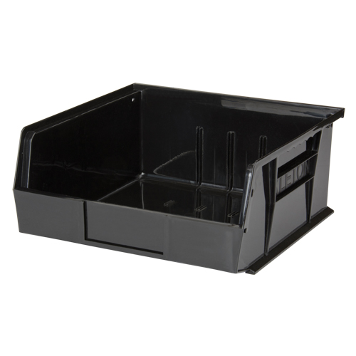 Bac empilable & &agrave; suspendre, 11" la, 5" h x 10-7/8" p, Noir Maritime Industrial Rubber
