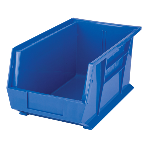 Stack & Hang Bin, 8-1/4" W x 7" H x 14-3/4" D, Blue Maritime Industrial Rubber