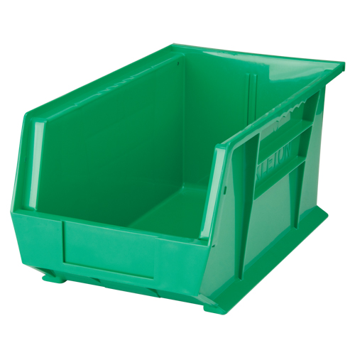 Stack & Hang Bin, 8-1/4" W x 7" H x 14-3/4" D, Green Maritime Industrial Rubber