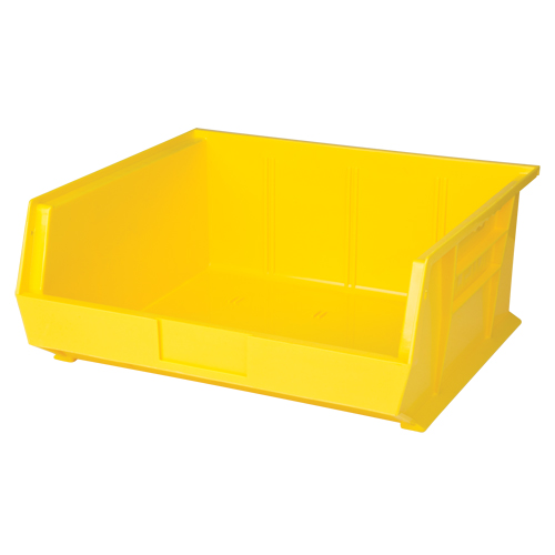 Bac empilable & &agrave; suspendre, 16-1/2" la, 7" h x 14-3/4" p, Jaune Maritime Industrial Rubber