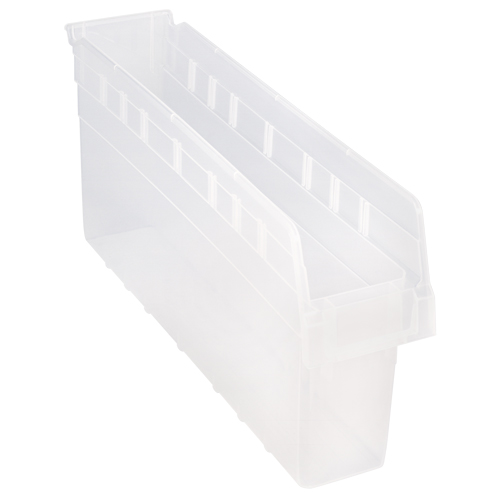 Bacs pour &eacute;tag&egrave;re Store-Max, 4-3/8" la x 8" H x 23-5/8" p, Transparent, Capacit&eacute; 68 lb Maritime Industrial Rubber