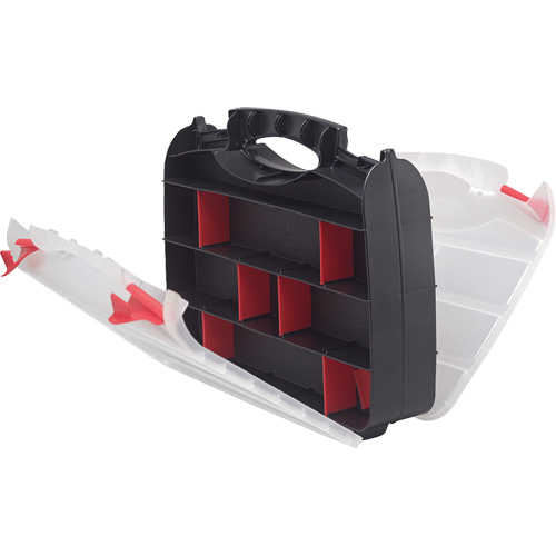 Plastic Compartment Box, 10.25" W x 12.25" D x 3" H, 32 Compartments Maritime Industrial Rubber