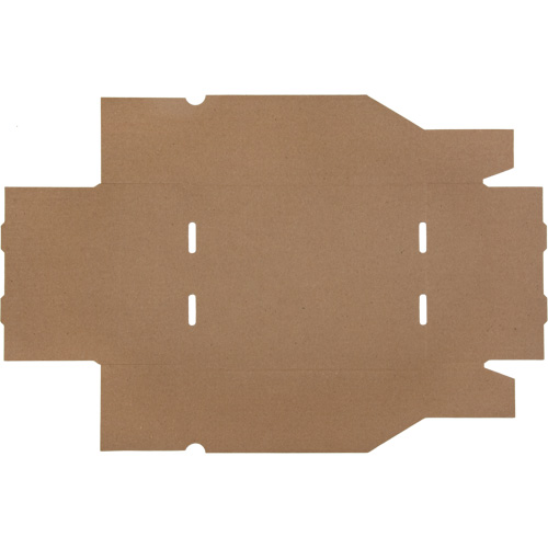 Deep Corrugated Parts Bins, 8-3/4" W x 11-1/4" D x 4-1/2" H, Beige Maritime Industrial Rubber