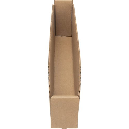 Boîtes profondes en carton ondul&eacute;, 2-7/8" la x 17-1/4" p x 4-1/2" h, Beige Maritime Industrial Rubber
