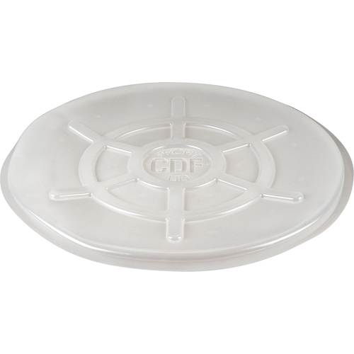 Protective Drum Lids, Closed Top, Fits: 55 US gal (45 imp. gal.), Clear Maritime Industrial Rubber