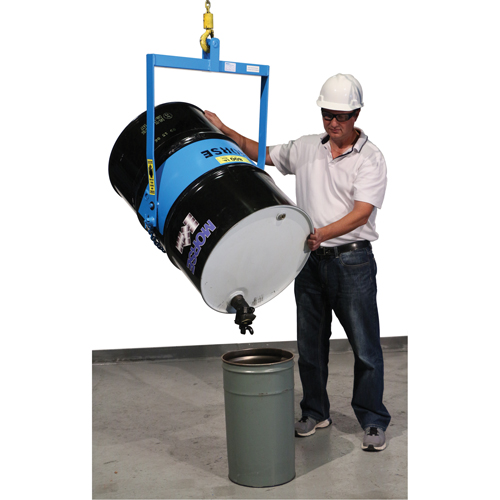 Leveurs de baril - Inclinaison manuelle, Baril de 55 gal. US (45 gal. imp.), Capacit&eacute; 800 lb/363 kg Maritime Industrial Rubber