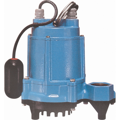 Pompes de puisard/pour effluents pour temp&eacute;ratures &eacute;lev&eacute;es, 50 gal./h, 115 V, 10,1 A, 1/3 CV Maritime Industrial Rubber