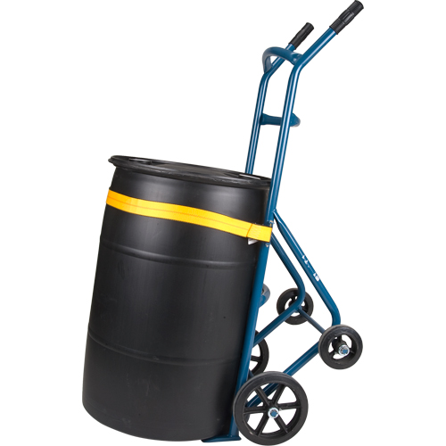 Diable pour baril, Fabriqu&eacute; en Acier, 25 - 55 gal. US (20 - 45 gal. imp.) Maritime Industrial Rubber