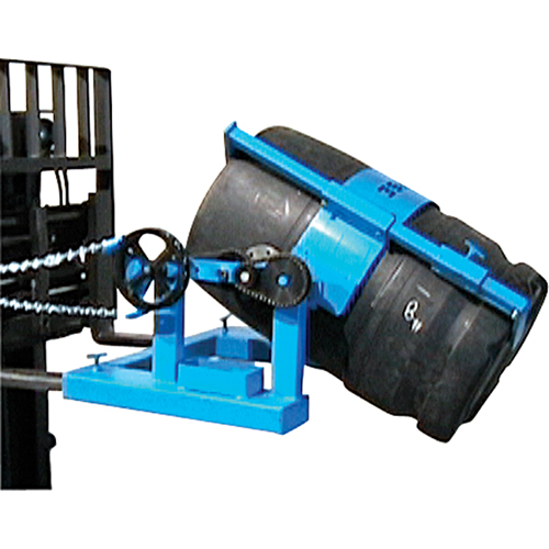 Leveur de baril pour chariot &eacute;l&eacute;vateur, Baril de 55 gal. US (45 gal. imp.), Capacit&eacute; 1500 lb/680 kg Maritime Industrial Rubber