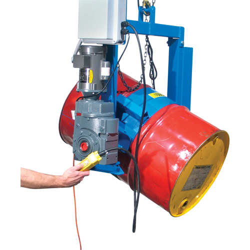 BASCULE BARIL POUDRE 3 PHASES/460V CAP 1500LB, Baril de 55 gal. US (45 gal. imp.), Capacit&eacute; 1500 lb/680 kg Maritime Industrial Rubber