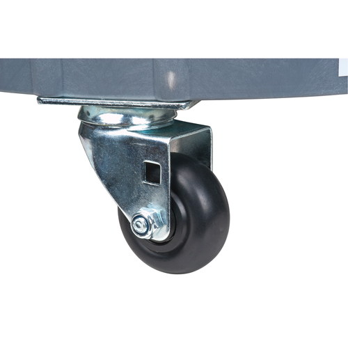 Leak Containment Drum Dolly, 24.25" dia. X 7.625" H, 1.5 US Gal. Spill Cap. Maritime Industrial Rubber