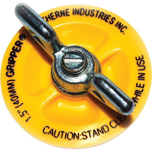 Bouchon m&eacute;canique 1 1/2" Gripper Cherne   Maritime Industrial Rubber