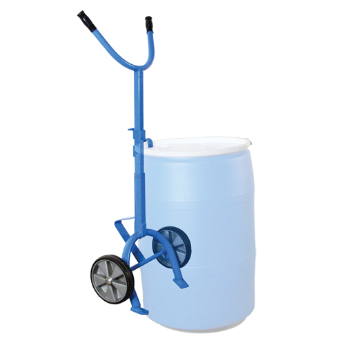 Drum Hand Truck, Steel Construction, 30 - 55 US Gal. (25 - 45 Imperial Gal.) Maritime Industrial Rubber