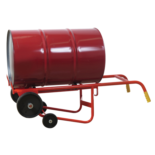 Chariot pour baril de s&eacute;rie standard 30BTW, Fabriqu&eacute; en Acier, 30 - 85 gal. US (25 - 70 gal. imp.) Maritime Industrial Rubber