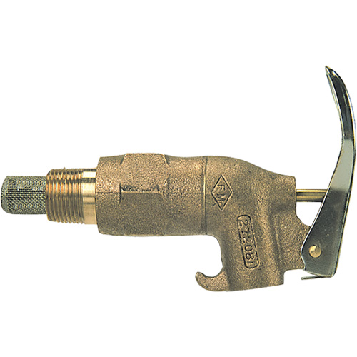 Heavy-Duty Drum Faucet, Brass, 3/4" NPT Inlet Maritime Industrial Rubber