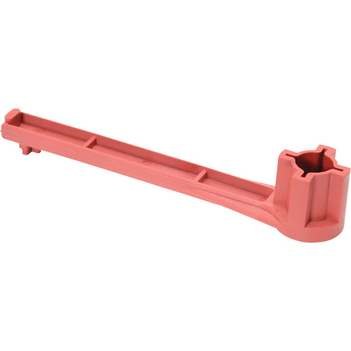 Cl&eacute; pour bouchon-&eacute;crou sp&eacute;cialis&eacute;e &agrave; un seul c&ocirc;t&eacute;, Ouverture de 1-1/4", Poign&eacute;e 8", Nylon anti&eacute;tincelles Maritime Industrial Rubber