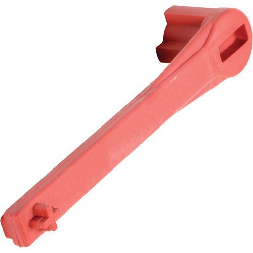 Cl&eacute; pour bouchon-&eacute;crou sp&eacute;cialis&eacute;e &agrave; un seul c&ocirc;t&eacute;, Ouverture de 1-1/4", Poign&eacute;e 8", Nylon anti&eacute;tincelles Maritime Industrial Rubber