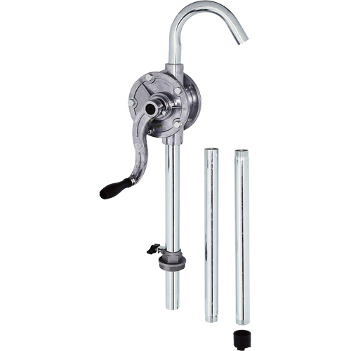 Rotary Drum Pump, Aluminum, Fits 5-55 Gal., 9.5 oz./Stroke Maritime Industrial Rubber