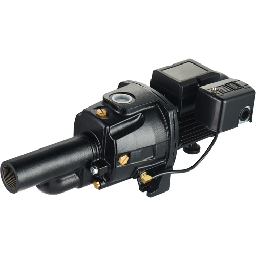 Dual Voltage Cast Iron Convertible Jet Pump, 115 V/230 V, 1400 GPH, 3/4 HP Maritime Industrial Rubber