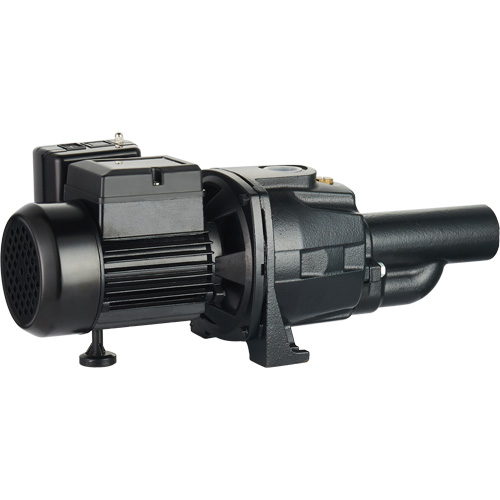 Dual Voltage Cast Iron Convertible Jet Pump, 115 V/230 V, 1400 GPH, 3/4 HP Maritime Industrial Rubber