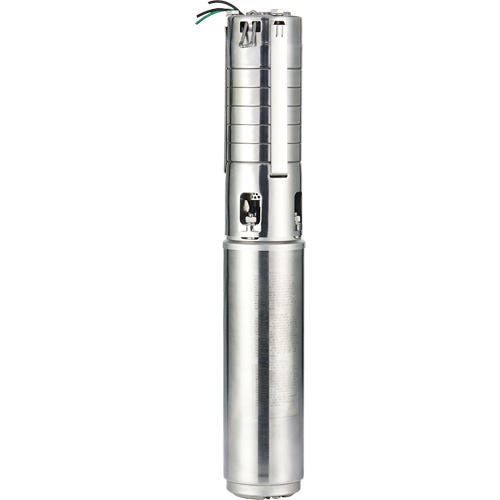 Submersible Deep Well Pump, 230 V, 1300 GPH, 1/2 HP Maritime Industrial Rubber