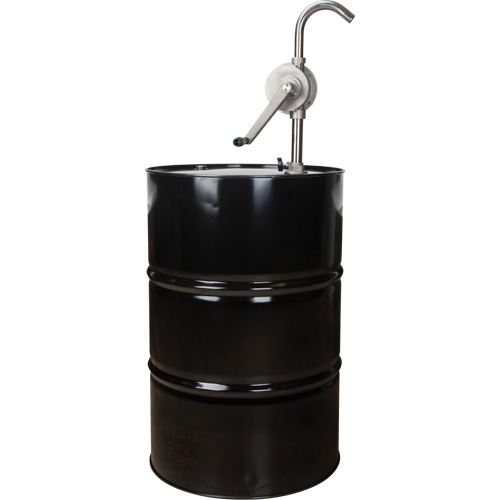 Rotary Type Drum Pump, Stainless Steel, Fits 55 Gal., 12 oz./Stroke Maritime Industrial Rubber