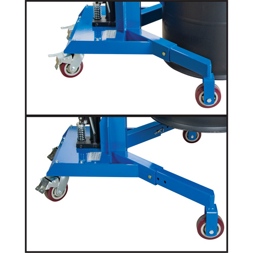 &eacute;l&eacute;vateur ergonomique pour baril, 55 gal. US (45 gal. imp.)/85 gal. US (70 gal. imp.) Maritime Industrial Rubber