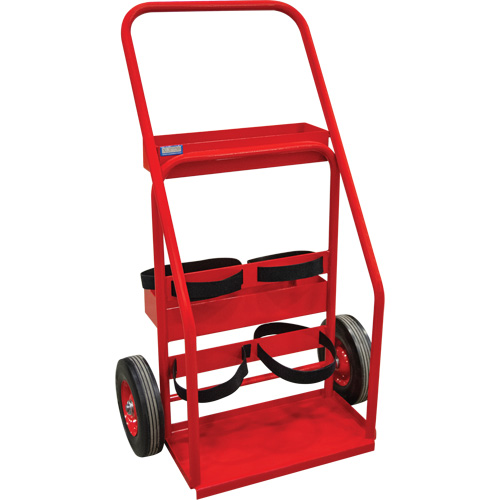 Hot Works Fire Prevention Cart, Semi-Pneumatic Wheels, 17.75" W x 8.9" L Base, 100 lbs. Maritime Industrial Rubber