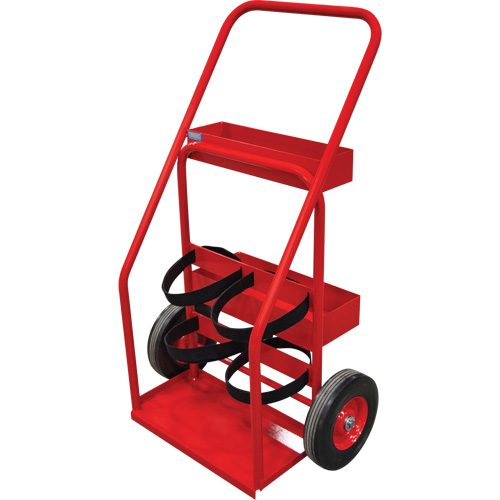 Hot Works Fire Prevention Cart, Semi-Pneumatic Wheels, 17.75" W x 8.9" L Base, 100 lbs. Maritime Industrial Rubber