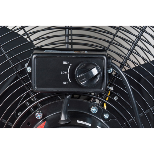 Light Industrial Direct Drive Drum Fan, Industrial, 2 Speed, 36" Diameter Maritime Industrial Rubber