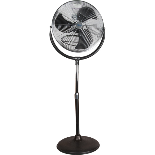 Ventilateur sur pi&eacute;destal haute vitesse, Commercial, 3 Vitesses, Diam&egrave;tre de 20" Maritime Industrial Rubber
