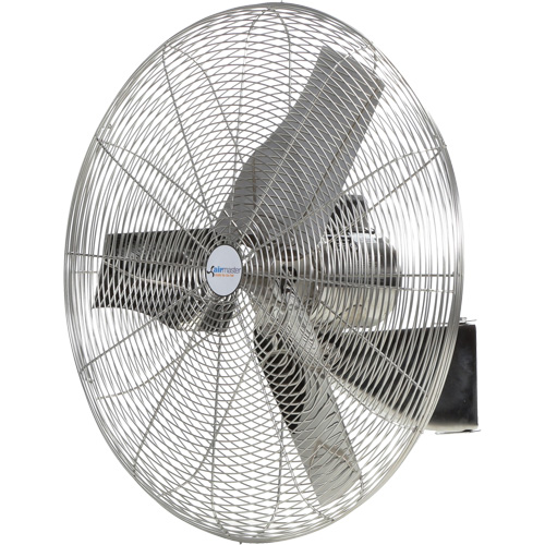 Ventilateurs en acier inoxydable lavables &agrave; grande eau pour service alimentaire, Industriel, 1 vitesses, Diam&egrave;tre de 20" Maritime Industrial Rubber