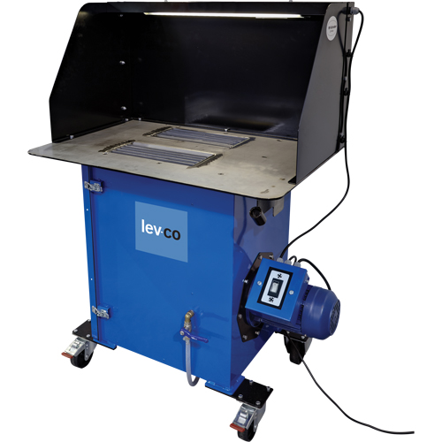 Sledgehammer*Series Downdraft Tables, 120 V, 1200 CFM, 35" W x 24" L Maritime Industrial Rubber