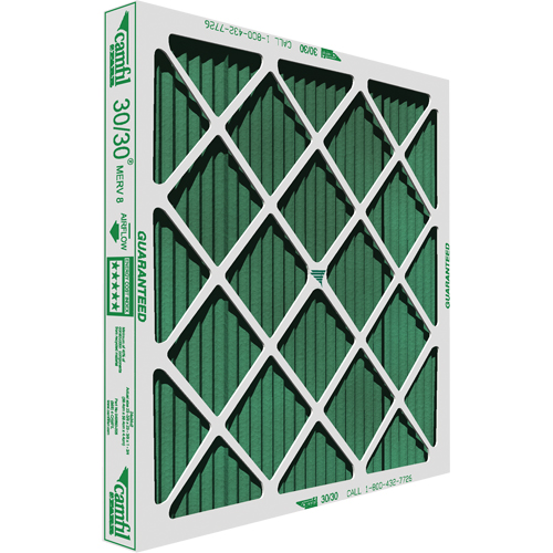 Filtre &agrave; panneau de grande capacit&eacute; 30/30, Sac, MERV 8, 16" la x 1" p x 16" h Maritime Industrial Rubber