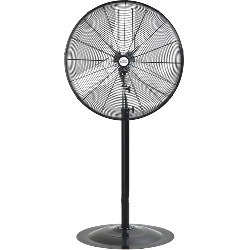 Oscillating Pedestal Fan, Heavy-Duty, 2 Speed, 30" Diameter Maritime Industrial Rubber