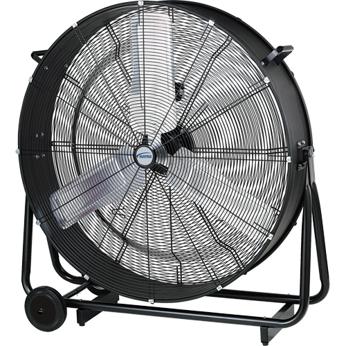 Light Industrial Direct-Drive Slim Drum Fan, Industrial, 2 Speed, 30" Diameter Maritime Industrial Rubber