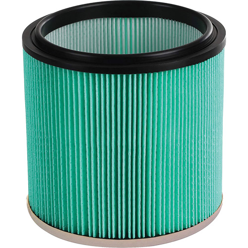 Filter for Wet & Dry Vacuums, Cartridge/Hepa, Fits 16 US gal. Maritime Industrial Rubber