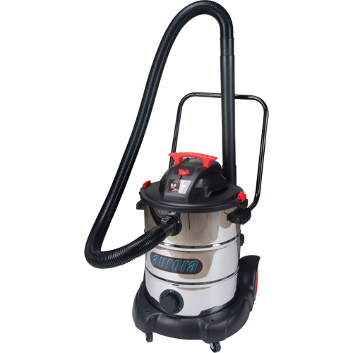 Aspirateur, Secs-humides, 6 CV, 16 gal. US (60,6 litres) Maritime Industrial Rubber